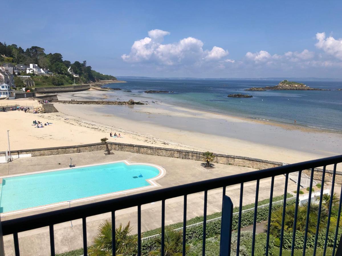 Tres Bel Appartement Vue Mer Avec Piscine Douarnenez Exterior foto